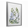 thumbnail image 2 of Stupell Industries Contemporary Blue Spring Florals Gray Framed Print Under Glass, 17 x 21, by Kim Allen, 2 of 8