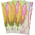 thumbnail image 6 of Happy Easter Kitchen Tea Towels Set of 1 Absorbent Hand Dish Towels, Pink Flowers Eggs Dishcloths Lint-Free 18x28 Inch Fast Drying for Cooking Baking Home Clean, 6 of 7