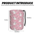 thumbnail image 3 of Naloa Rabbit And Flower Car Trash Can Garbage Car Accessories Trash Can Car Waste Bin for for Driver and Passenger Any Vehicle, 3 of 7