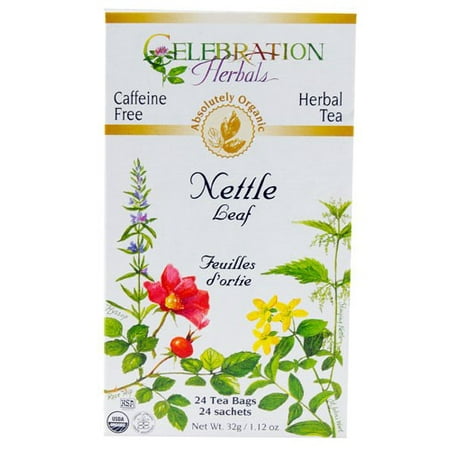 Freeleaf - Celebration Herbals Organic Nettle Leaf Tea Caffeine Free 24 Herbal Tea Bags