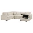 thumbnail image 3 of Devonshire Sleeper Sectional Sofa Storage Chaise Camel, 3 of 18