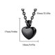 thumbnail image 5 of Collar de urna de cremación para mujeres y hombres, colgante de recuerdo de cenizas de acero inoxidable, collar conmemorativo de corazón pequeño, cremación, 5 of 5