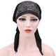 thumbnail image 2 of 2x Turbante para Mujer, con de Imitación, para La Cabeza, para Quimioterapia, Gorros, Gorro , Cabeza 2 piezas, 2 of 8