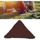 thumbnail image 3 of Taburete plegable al aire libre Triángulo Taburete de tela portátil Silla de pesca Camping Senderismo Piso de materiales Taburete de tela triangular Marrón 1 pieza ER, 3 of 4