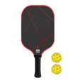 thumbnail image 1 of Pickleball Paddle Portable With 2 Pickle Balls For Practice Beginners Indoor, Red | Anti Slip Handle, Ensuring Optimal Holding Performance, 1 of 5