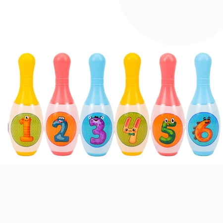 KYAIGUO Kids Outdoor Bowling Toys Baby Learning Sports Games Indoor Bowling Set for Age 3+