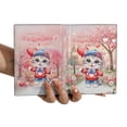 thumbnail image 3 of Happy Valentine’s Day Adorable American Shorthair Kitten Holding Heart Balloon Travel Passport Wallet Cat Lover Kitten Owner Gifts PU Leather Passport Holder Cover - 00030, 3 of 5
