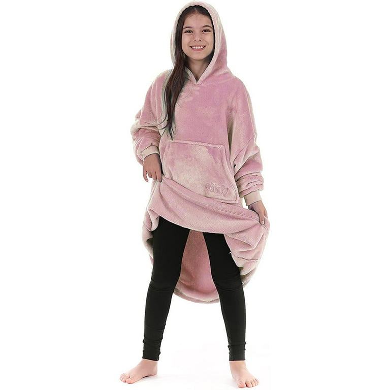 The Comfy Original Quarter Zip Wearable Blanket - Blush