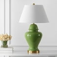 thumbnail image 5 of JONATHAN Y Sagwa 33" Ceramic/Iron Modern Classic LED Table Lamp, Green, JYL6618A, 5 of 7