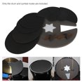 thumbnail image 1 of Labymos 8-Piece Drum Set Practice Pads Mute with Cymbal Mutes, 1 of 8
