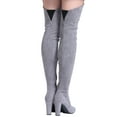 thumbnail image 3 of Shoe'N Tale Woman Suede Thigh High Over The Knee Boots, 3 of 3