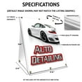 thumbnail image 2 of A-frame Sidewalk We Buy Silver Vertical Sign With Graphics On Each Side | 24" X 36" Print Size, 2 of 3