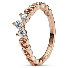 Authentic Hearts of Ring, Rose & Clear CZ 180963CZ-56 EU Authentic Hearts of Ring, Rose & Clear CZ 180963CZ-56 EU