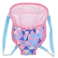thumbnail image 1 of EeaseMX Correas para muñecas bebé, accesorios para llevar al aire libre (triángulo rosa), 1 of 7