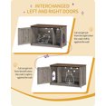 thumbnail image 2 of Hzuaneri Cat Litter Box Enclosure, Hidden Litter Box Furniture with Divider, 2 of 6