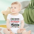 thumbnail image 2 of Boys Girls Short Sleeve Letter Prints Romper Bodysuits Clothes, 2 of 4