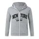 thumbnail image 2 of Gibobby Sudadera cierre hombre Sudadera con Capucha y Cierre Sudadera con Capucha para Hombre(Gris,CH), 2 of 4