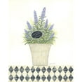 thumbnail image 2 of LaPoint, Annie 20x24 White Modern Wood Framed Museum Art Print Titled - Lavender Serenity, 2 of 4