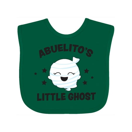 

Inktastic Cute Abuelito s Little Ghost with Stars Gift Baby Girl Bib