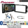 thumbnail image 1 of Pioneer AVH-501EX Double Din Radio Install Kit with DVD/CD Player Bluetooth Fits 2007-2008 Ram, 2006-2007 Chrysler 300 (Retains steering wheel controls) + Sound of Tri-State Lanyard, 1 of 2