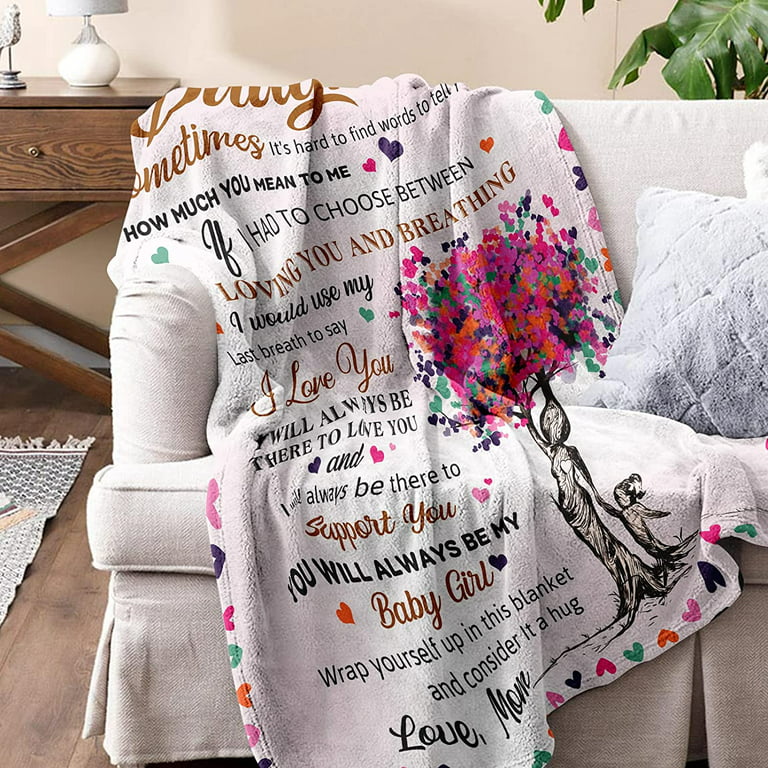 Glad You're Our Mom Personalized Photo Blankets