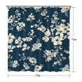 thumbnail image 5 of Waterproof Beautiful Colorful Floral Shower Curtain 72x72 Inch Boho Style Polyester Unique Shower Curtain for Bathroom Hotel Home Decor with 12 Plastic Hooks, 5 of 5
