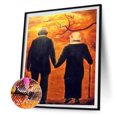 thumbnail image 2 of Wdftyju 5D diamante pintura DIY pareja de ancianos completo redondo taladro mosaico imagen pared decoración Wdftyju 6dh4hx9ap8qt2yl2, 2 of 9