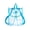 Sky Blue, variant on Transparent Backpack PVC Clear Backpack Stadium Approved Waterproof Drawstring Transparent Visible Men Women Teenage Outdoor Travel Casual Bookbag Clear Stadium Bag