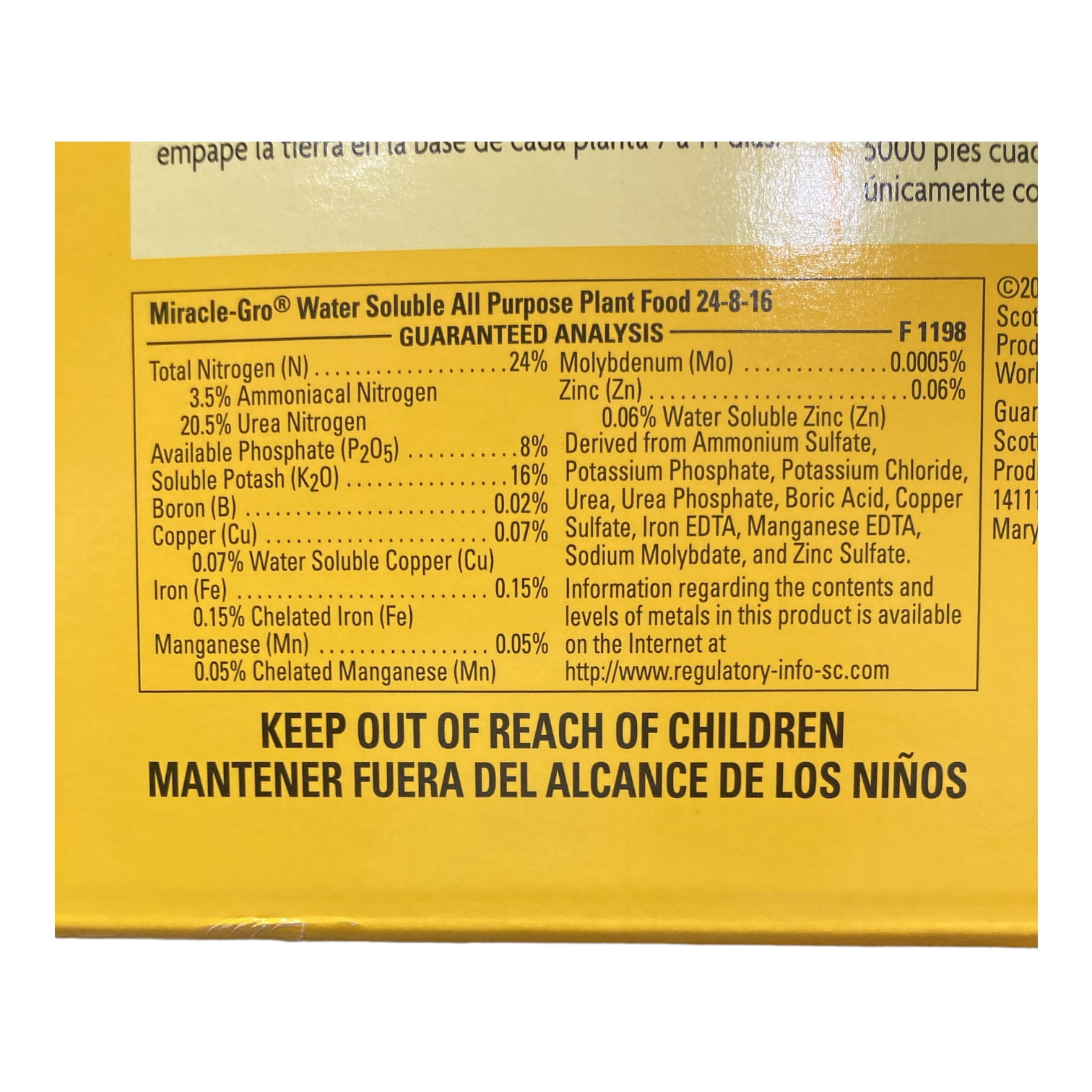 Miracle-Gro All Purpose Plant Food - 12.5 Pound