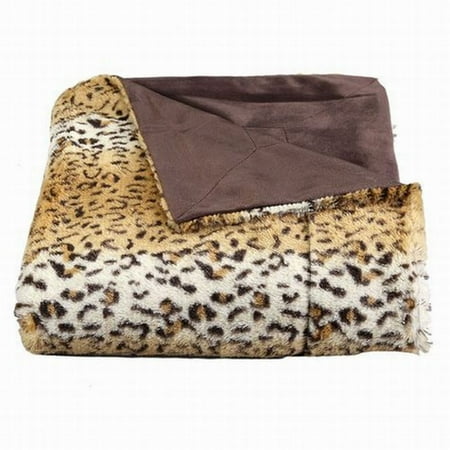 gramercy park luxe faux fur cheetah spot throw blanket so soft plush