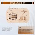 thumbnail image 4 of Construye un Kit de Radio. Radio Madera. Juego Aprendizaje Electrónico. Juguetes Construcción Interactivos. Kits Electrónica para Experimentos Científicos., 4 of 5