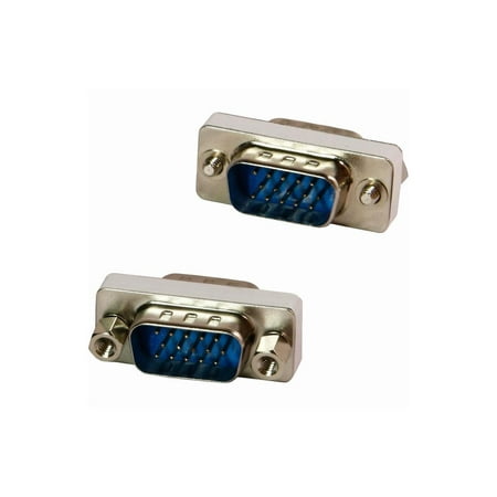 UPC: 0873791004621 | VGA GENDER CHANGER COUPLER M/M SLIM LINE HD15M TO HD15M ADAPTER
