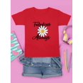 thumbnail image 3 of Fabulous Always Daisy T-Shirt Juniors -Image by Shutterstock,  x-Small, 3 of 4