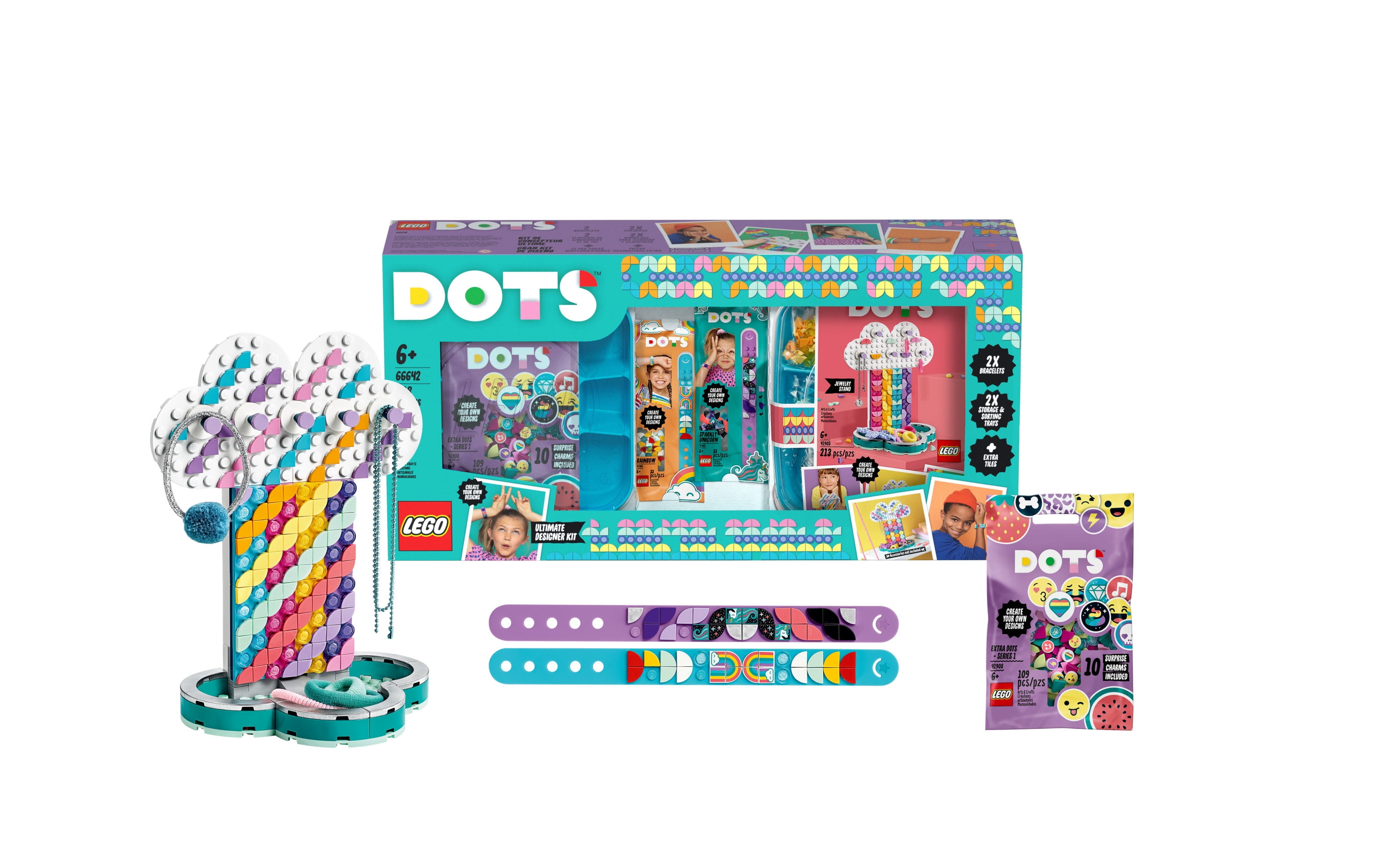 LEGO DOTS Ultimate Designer Kit 66642 DIY Decorations Kit for Kids Who Love Arts and Crafts and Creative Fun (389 Pieces) - Walmart.com