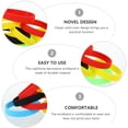 thumbnail image 3 of OULII 50Set Luminous Rubber Bracelet for Night Wearing and Identification, 3 of 5