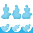 thumbnail image 3 of 3Pcs Keychain Pendent Molds DIY Silicone Making Molds Easter Ornament Molds, 3 of 7