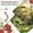 A, variant on Solar Hummingbird Feeder Wind Chime, 6-Pack Plastic Flower-Shape Feeders with Ant Moats for Outdoor Garden Patio Yard, Weather-Resistant Decor B