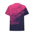 thumbnail image 4 of IROINNID Women's Crew neck Casual Tie-dye Print T-shirt Short Sleeve Tunic Tops, 4 of 4
