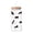 F, variant on Halloween Printed Glass Can Tumbler, Spooky Ghost Bat Pumpkin Iced Coffee Cup with Bamboo Lid & Glass Straw for Holiday Party Drinkware