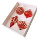 thumbnail image 1 of Juego de adornos de bola de Navidad 4PC | Formas variadas galvanizadas y pintadas a mano | Plástico duradero, decoración elegante para árboles navideños, decoración festiva versátil, brillo duradero, 1 of 5