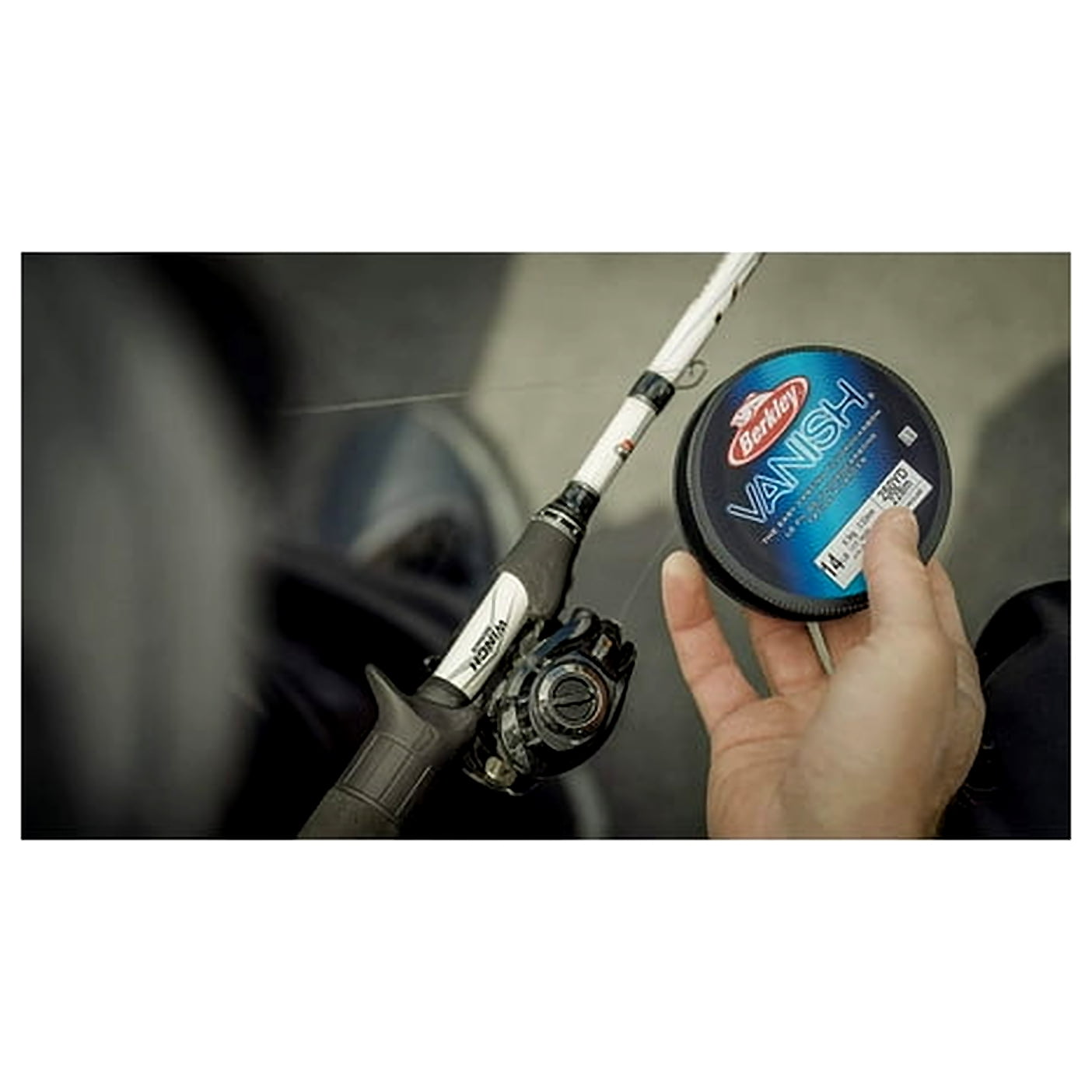 Berkley Vanish® Fluorocarbon Fishing Line, Clear, 12 lb Test Strength, 2000 yd