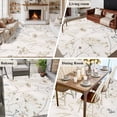 thumbnail image 5 of 6'x9' Area Rugs, Beige Black Botanical Indoor Outdoor Area Rug for Living Room Bedroom, Watercolor Floral Vintage Washable Bathroom Rugs Kitchen Floor Carpet Mats Home Decor Aesthetic, 5 of 8