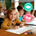thumbnail image 5 of Scribbledo Lined Small Dry Erase Sheets, Ruled Double-Sided Desk Student Worksheet , 9” x 12”, 10-Pack, 5 of 9