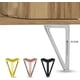 thumbnail image 2 of 4 piezas de patas de metal de repuesto para muebles, patas de muebles cromadas de 6"/15 cm, patas de muebles de bricolaje, patas de mesa, patas de gabinete, sillas, camas, gabinetes y sofás, O, 2 of 5