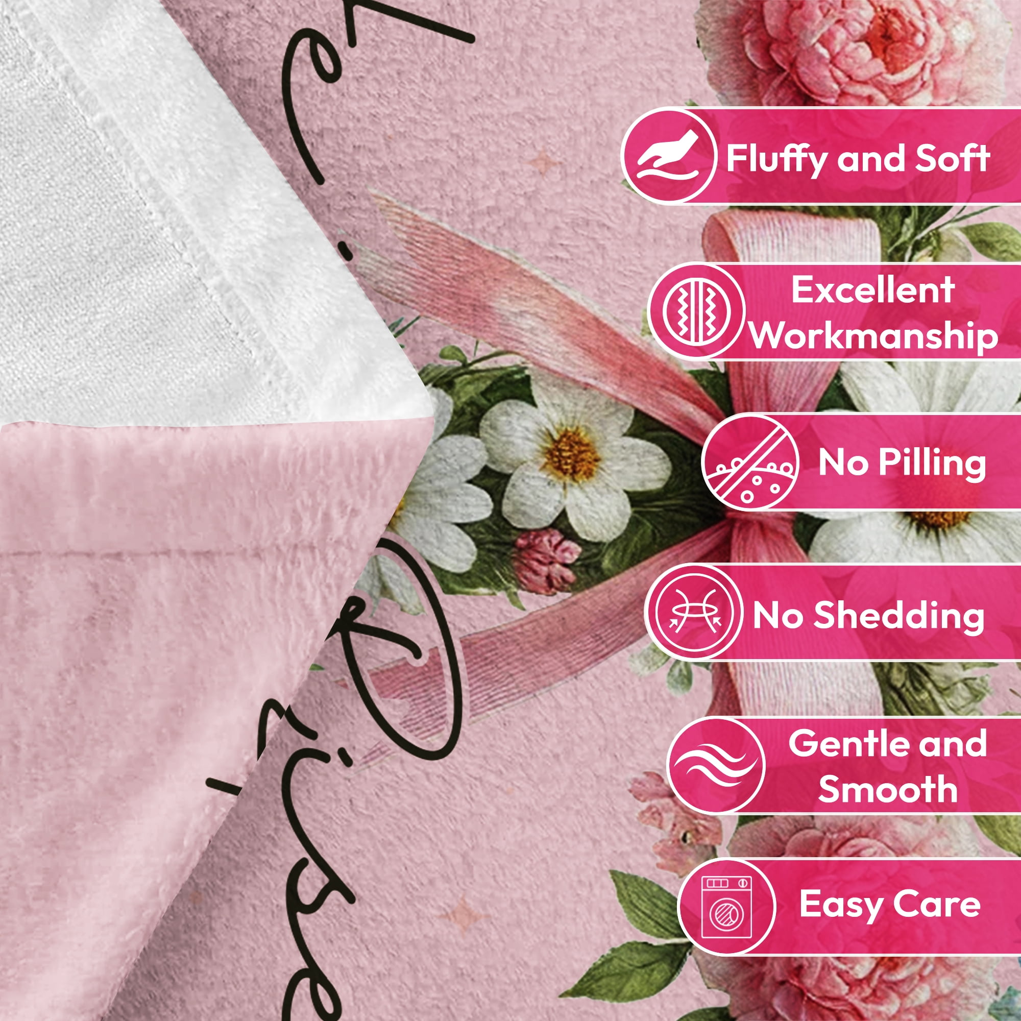 Easter Throw Blanket, Warm Fleece Flannel Bed Blanket, Lightweight Easter Cross Blanket for Sofa Bed Couch 40"x50"