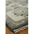 thumbnail image 3 of K2 Floor Style Umbria Light Blue/Grey Hand Made Wool Area Rug, 3 of 5