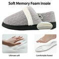 thumbnail image 4 of Ecetana Women's Fuzzy Slippers Memory Foam Closed Back Slippers Non-slip Warm House Shoes, 4 of 6