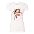 thumbnail image 2 of Wild Bobby, Betty Boop Winking Girl Power Femenist Betty Boop Womens Slim Fit Junior Tee, White, Medium, 2 of 5