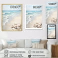 thumbnail image 4 of Designart "Minimalism Beachside Calm I" Nautical & Beach Floater Framed Wall Art Print, 4 of 7