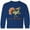 Royal Blue, variant on Inktastic Happy Thanksgiving Dinosaur Long Sleeve Youth T-Shirt